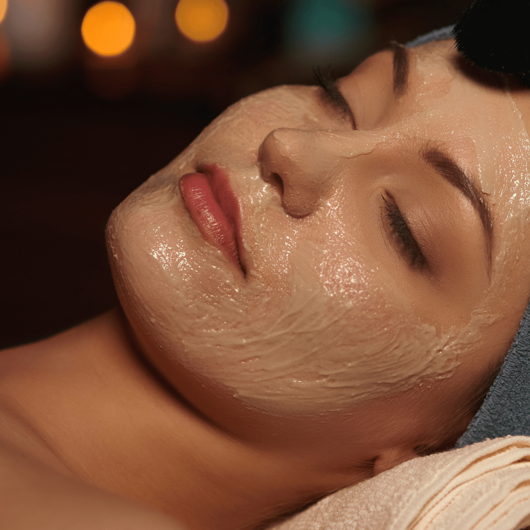 Medspa Effective digital branding- a lady take facial treatment in a spa